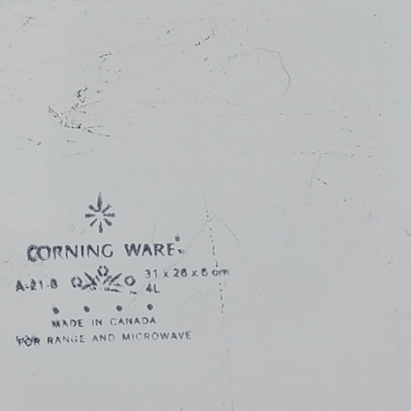 Corning Ware 1969-1972 Spice Of Life A-21-B 4 Litre Rectangular Casserole Dish - Picture 10 of 14